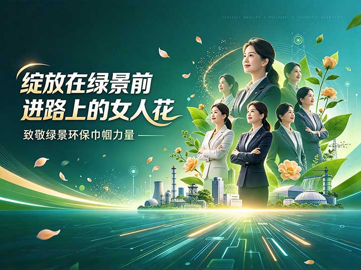 绽放在绿景前进路上的“女人花”